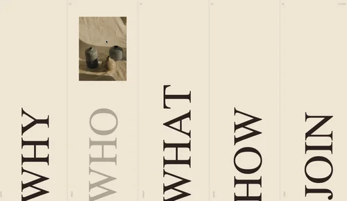 Awwwards navigation menu