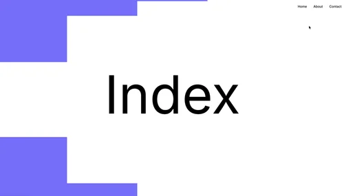 Smooth website transition