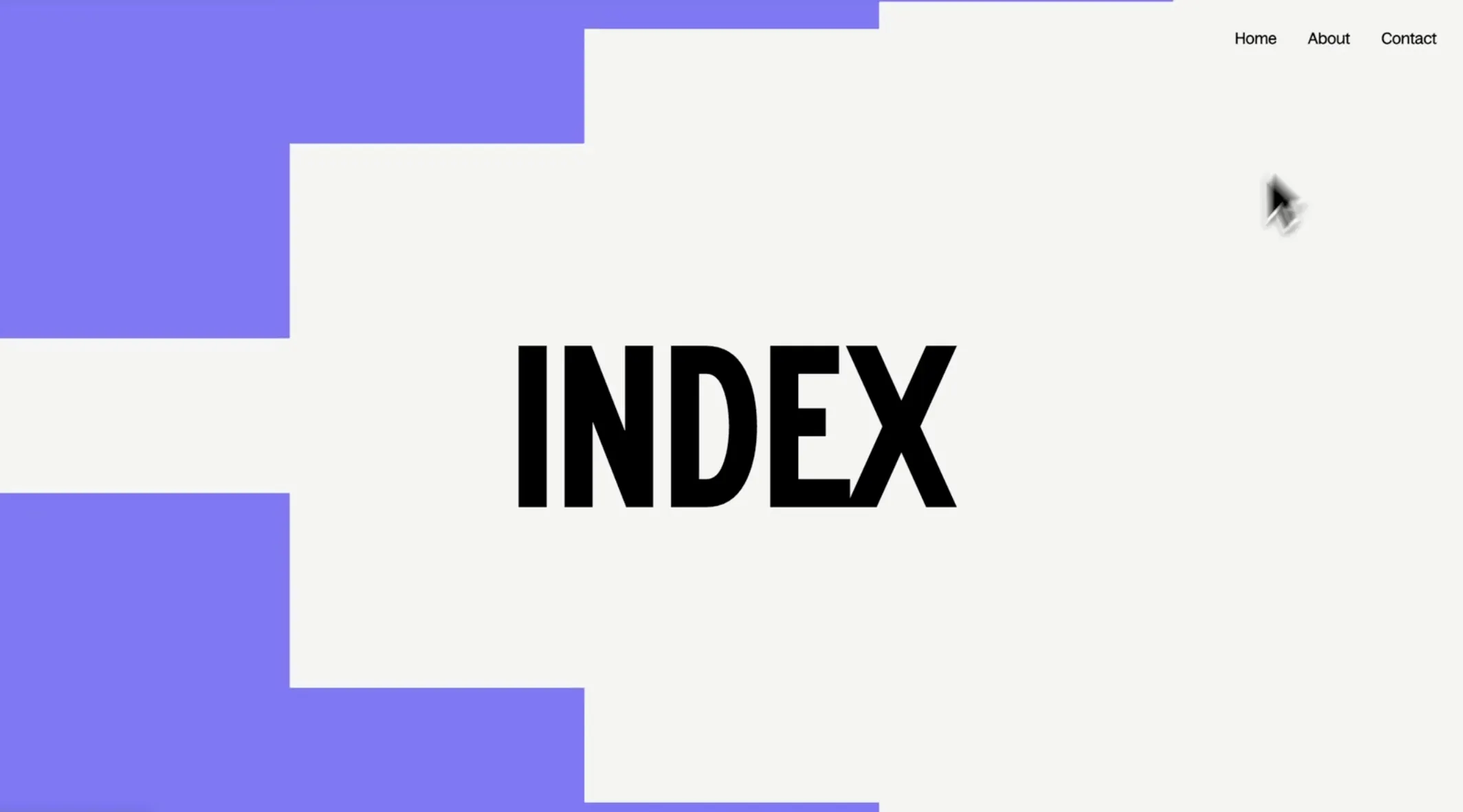 Smooth website transition