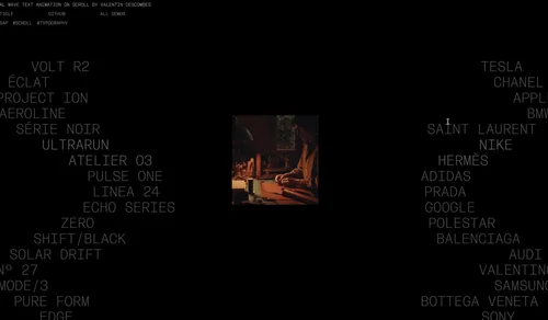 Smooth scroll animation