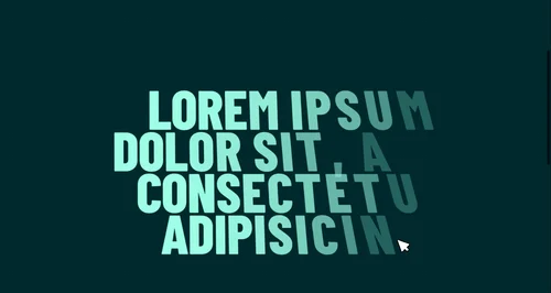 Insane text animation